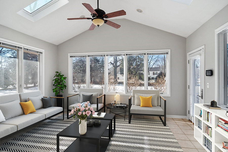 831 Ela Road Inverness, IL 60067 - Photo 7 of 25 a living room with furniture and a large window