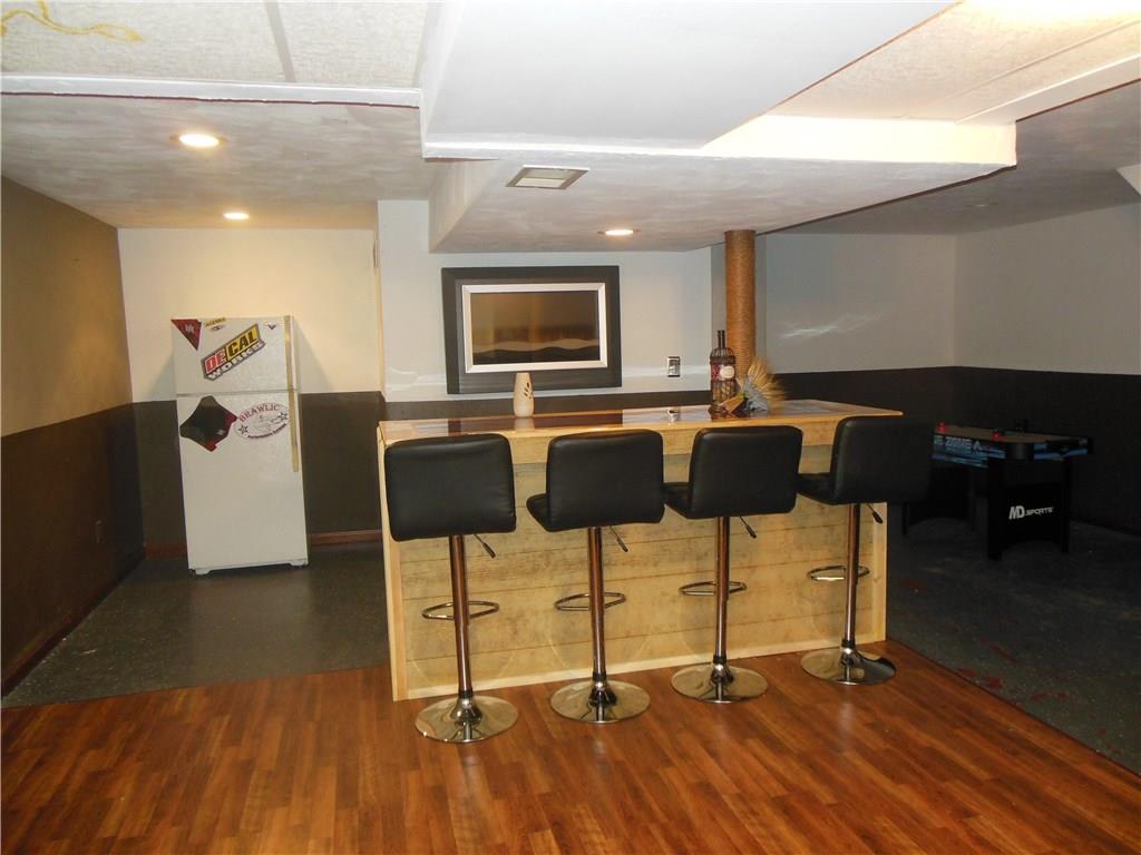 187 Beale Road Sarver, PA 16055 - Photo 22 of 23 Basement/Gameroom area with bar