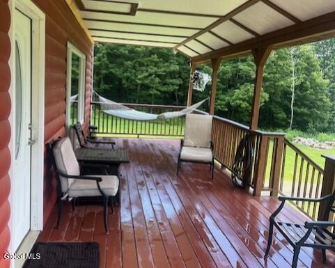 190 Wes Brown Road Cherry Valley, NY 13320 - Photo 6 of 38 1.10.1 - Summer porch