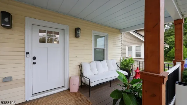 a view of a entryway door front of house