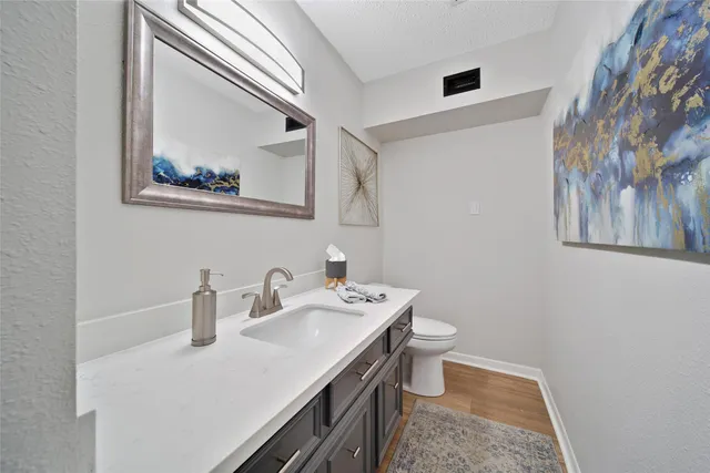 a bathroom with a sink and a toilet