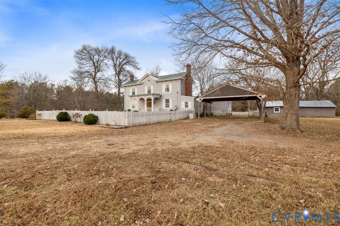 2297 Indian Oak Road Crewe, VA 23930 - Photo 38 of 49 a view of a house with a yard covered in snow