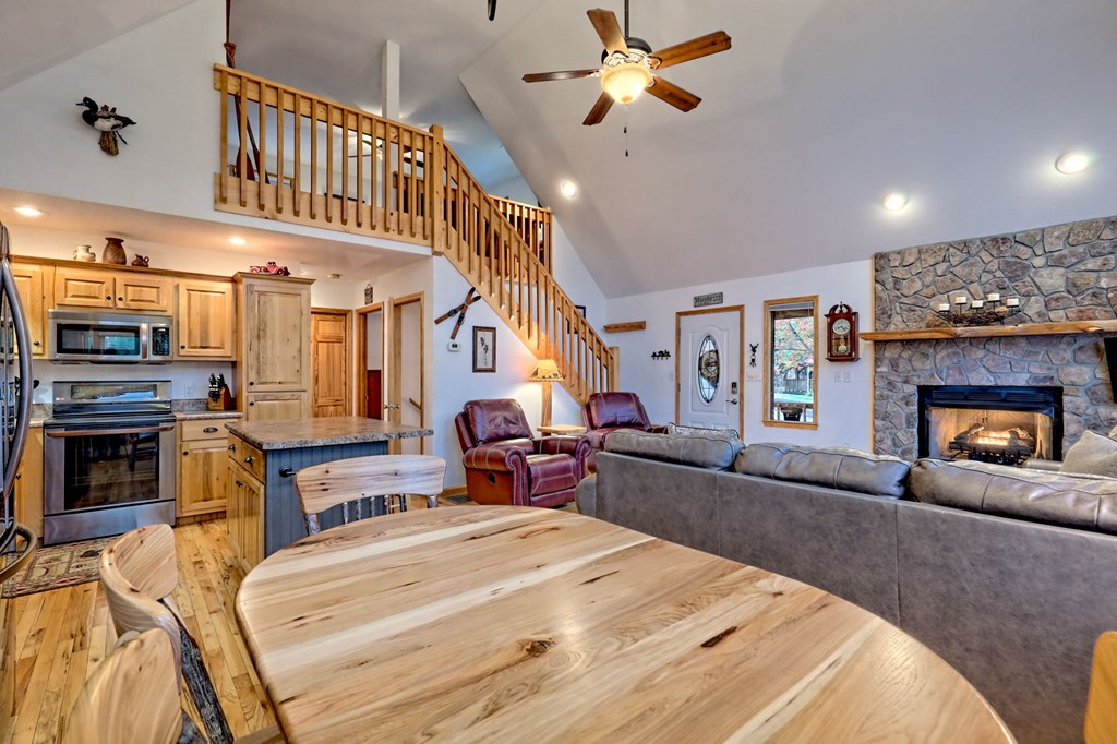 36 Prairie Crossing Murphy, NC 28906 - Photo 16 of 71 a bed room with a bed and a fireplace