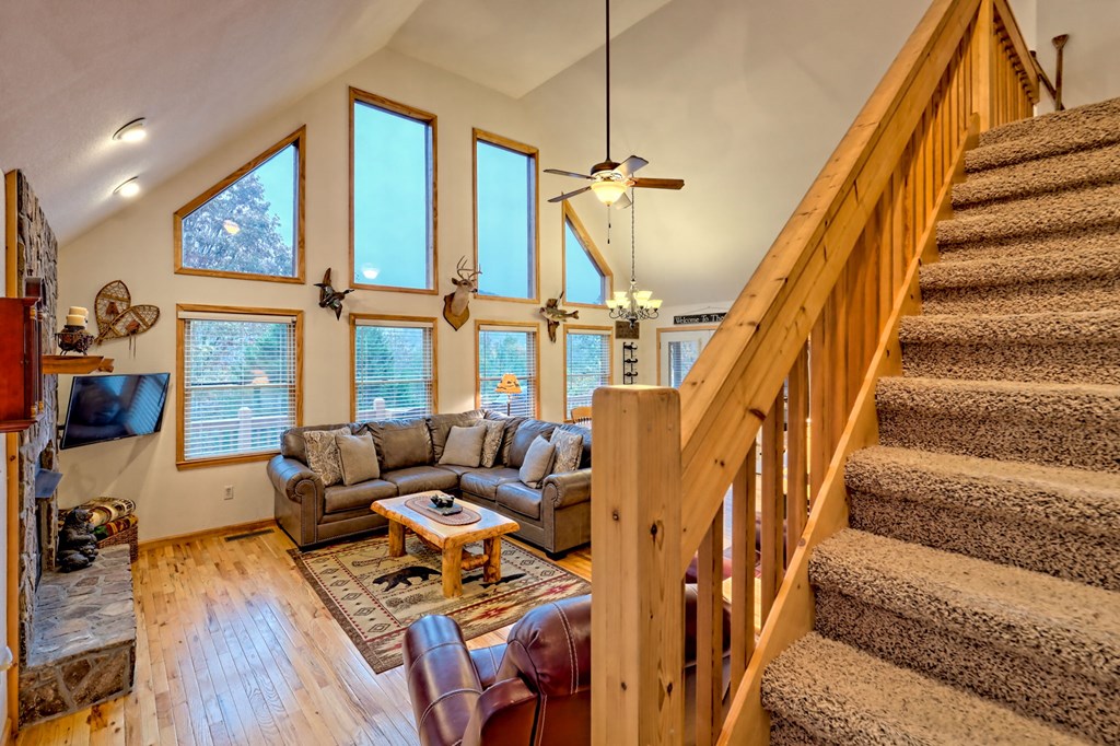 36 Prairie Crossing Murphy, NC 28906 - Photo 23 of 71 a living room with furniture and a floor to ceiling window