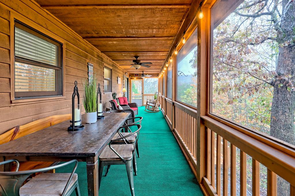 36 Prairie Crossing Murphy, NC 28906 - Photo 44 of 71 a view of a dining room with furniture window and outside view