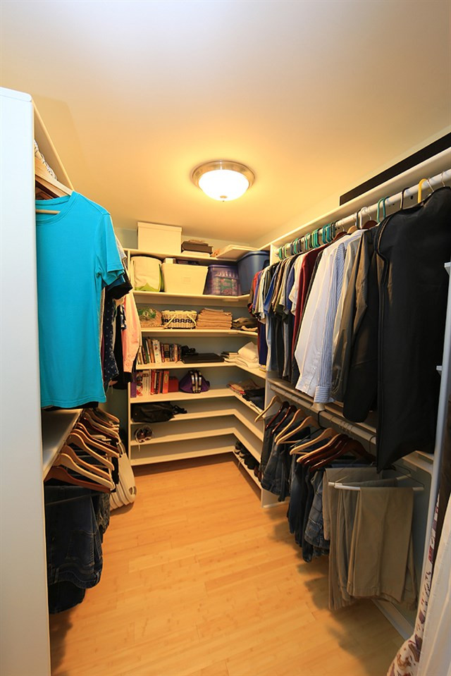 2104 Treverton Place Raleigh, NC 27609 - Photo 13 of 25 You will love all of the great closet space in this large walk-in master closet. Walk In Closet