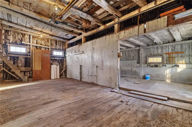 a view of storage and utility room