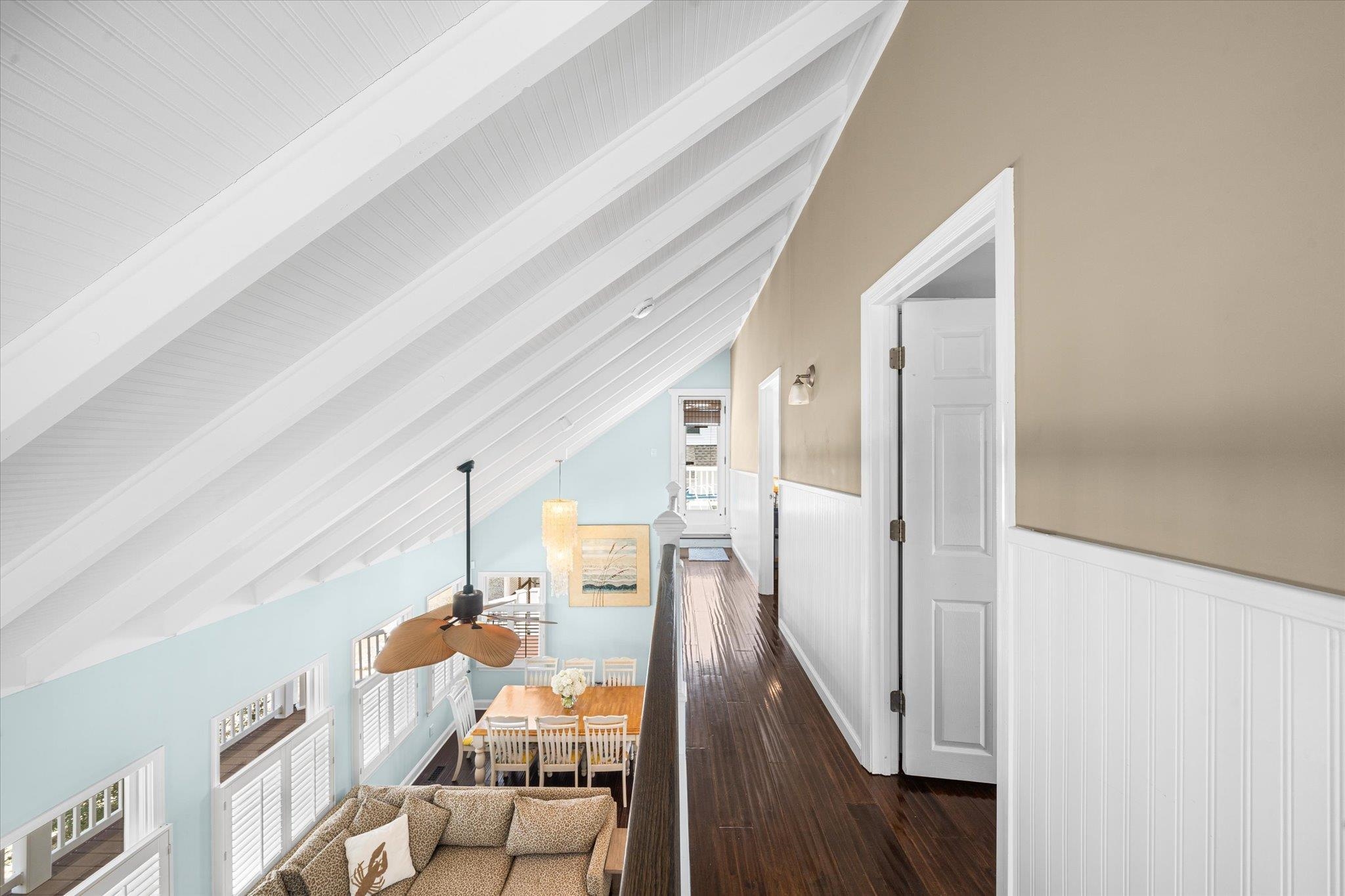 8610 3rd Stone Harbor, NJ 08247 - Photo 25 of 46 a view of a hallway with wooden floor and staircase