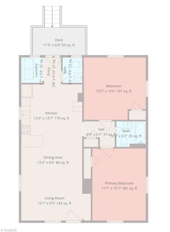 1603 Connor Place High Point, NC 27260 - Photo 23 of 23 Floor Plan