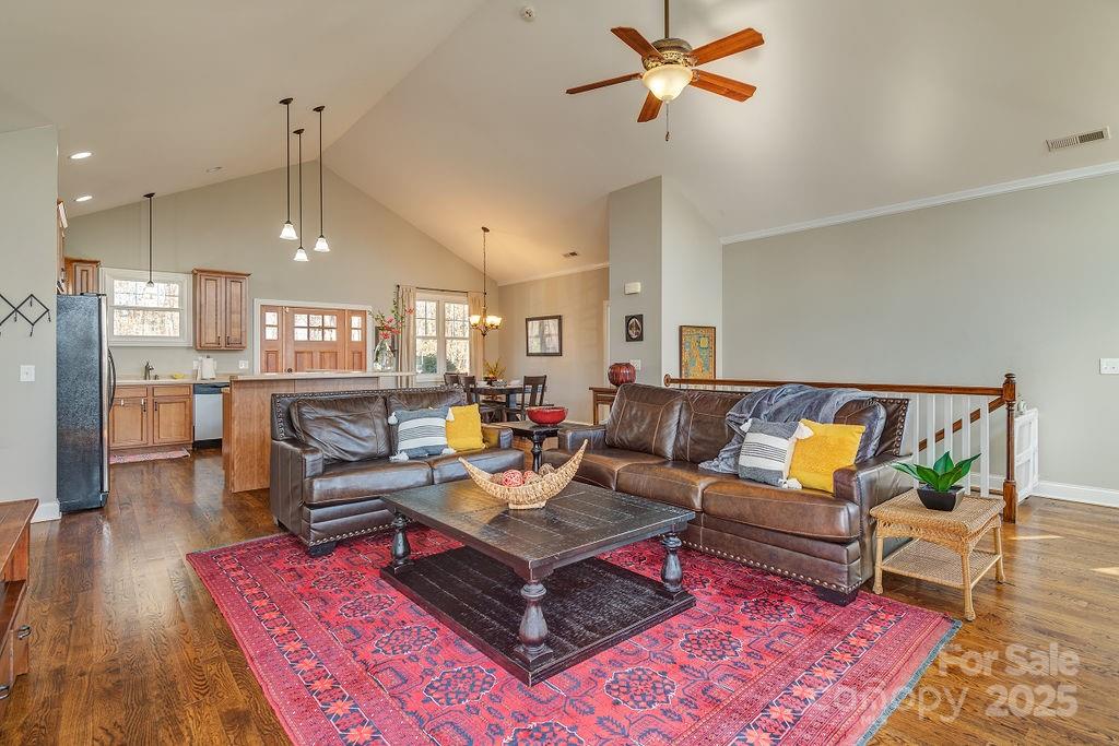 61 Buckle Ridge Weaverville, NC 28787 - Photo 6 of 42 a living room with furniture and kitchen view