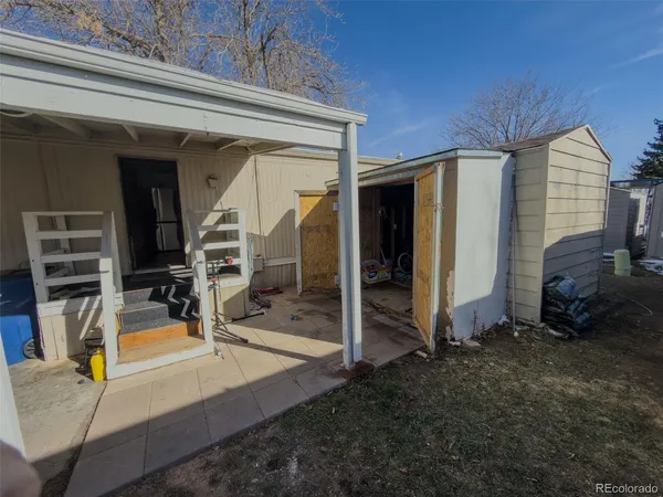 a view of storage and utility room