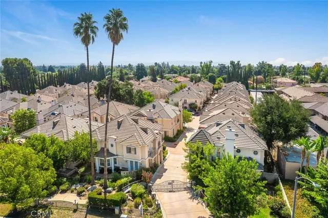 a view of a house with a garden