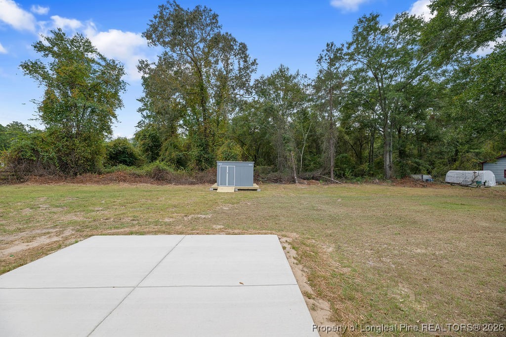 4066 Hummingbird Place Fayetteville, NC 28312 - Photo 27 of 30 a view of a yard with basketball court