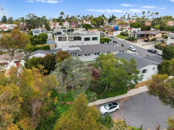 an aerial view of a