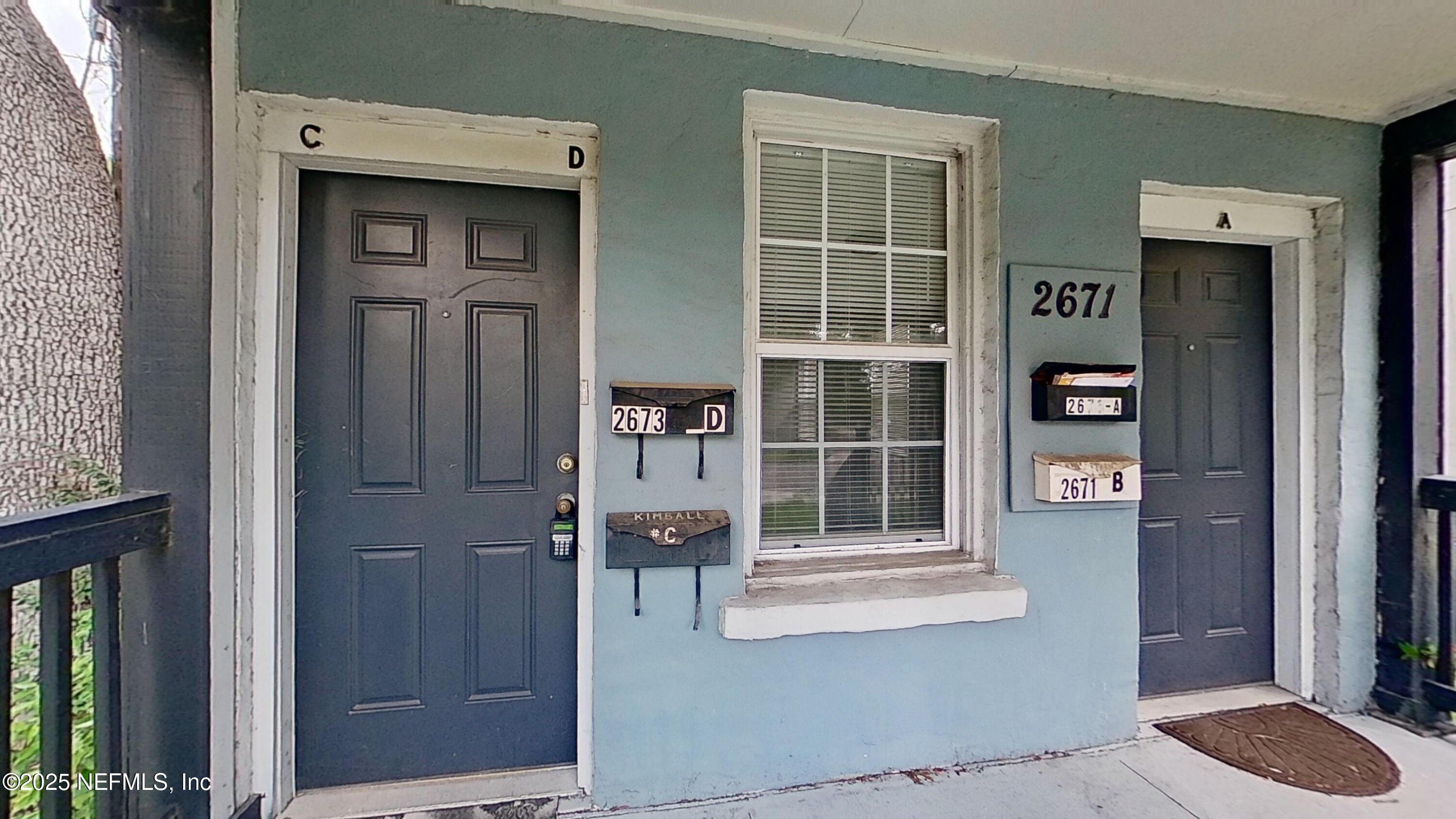2673 Forbes Street, Unit C Jacksonville, FL 32204 - Photo 2 of 13 a view of front door of house