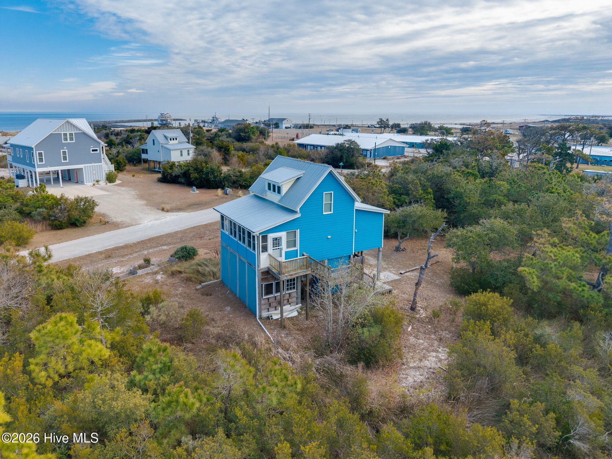 105 Sandy Landing Road Cedar Island, NC 28520 - Photo 8 of 46 Back of House