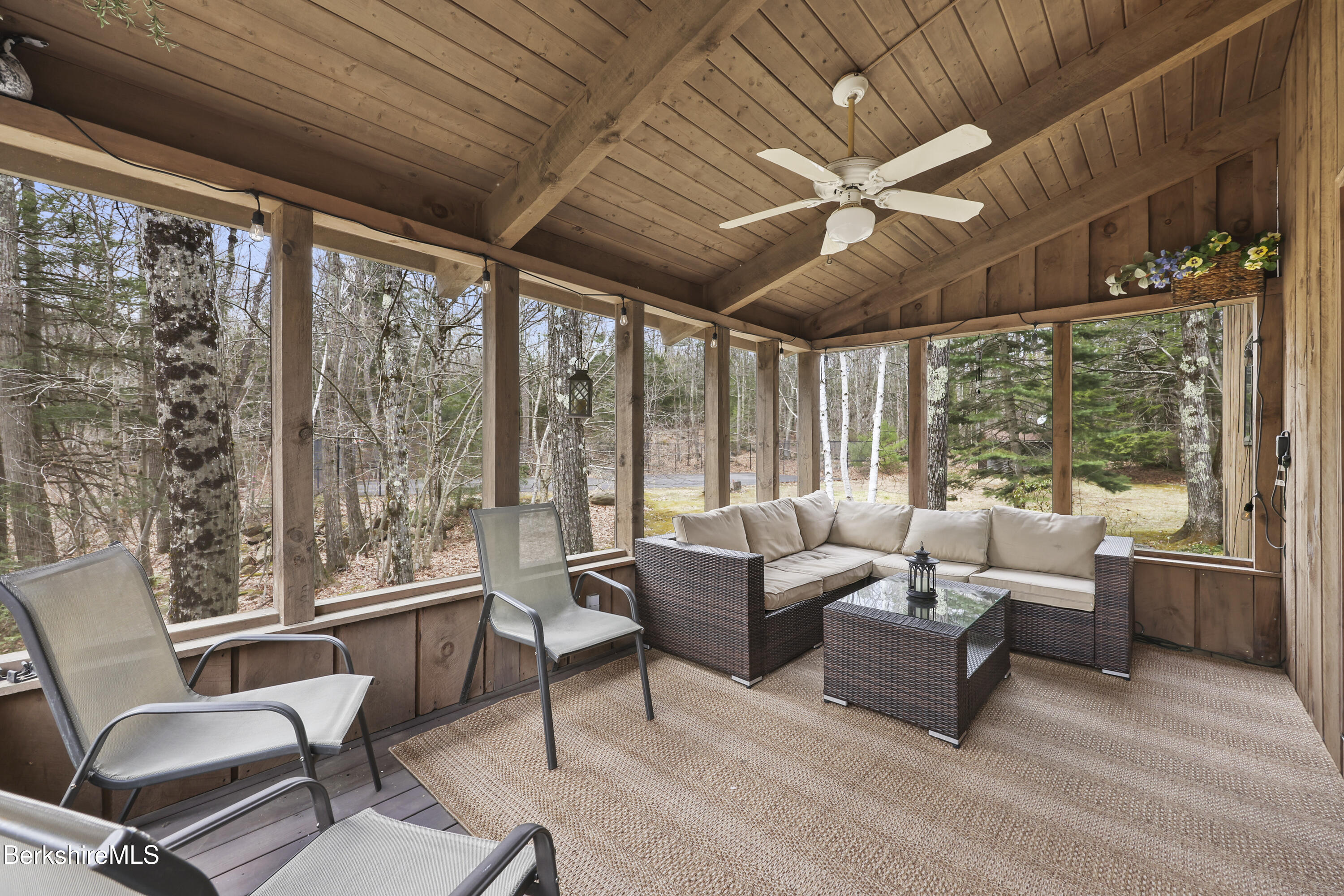 125 Town Hill Road Sandisfield, MA 01255 - Photo 13 of 42 a living room with furniture and a large window