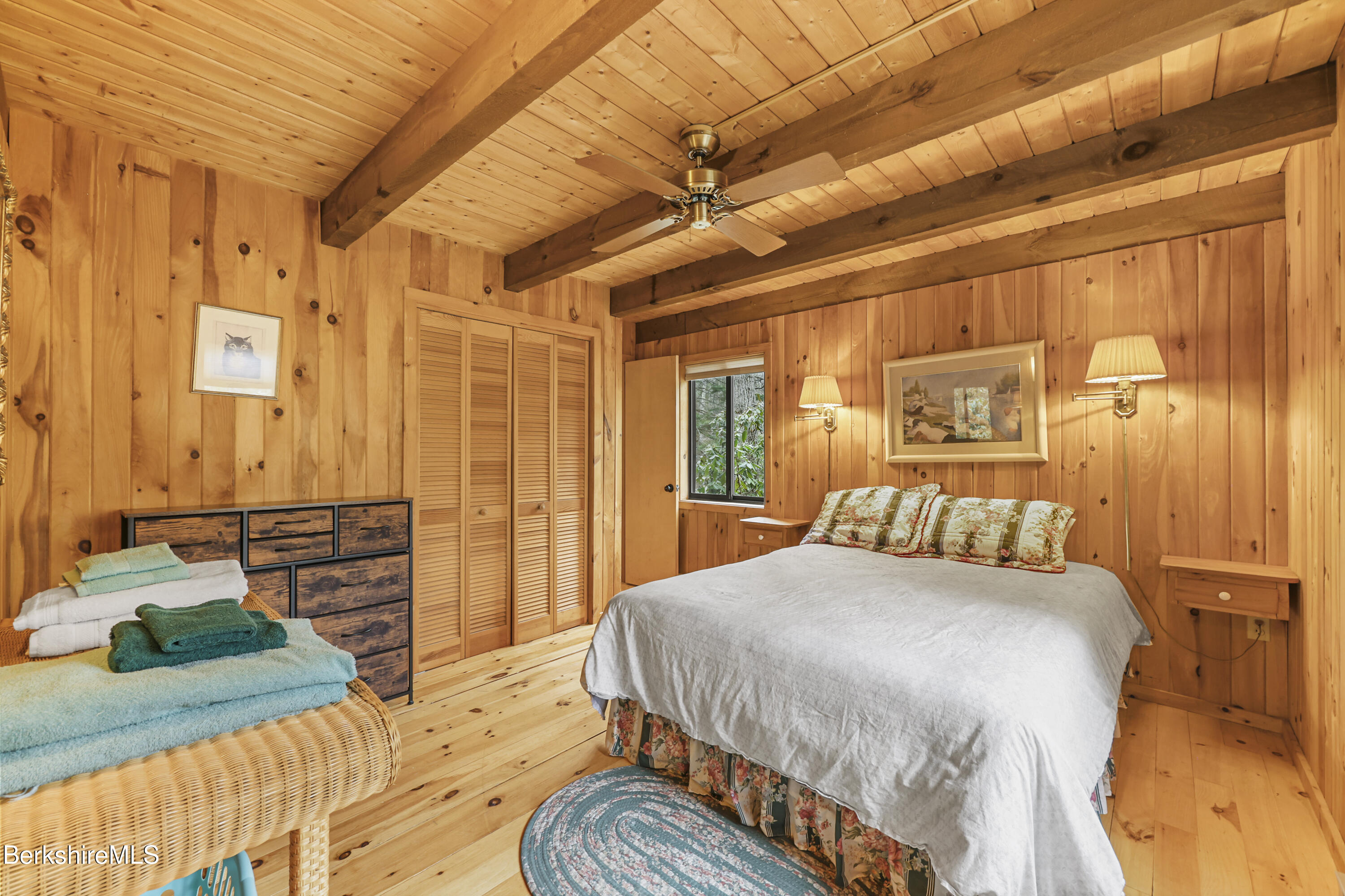 125 Town Hill Road Sandisfield, MA 01255 - Photo 18 of 42 a bedroom with a bed and a view of bathroom