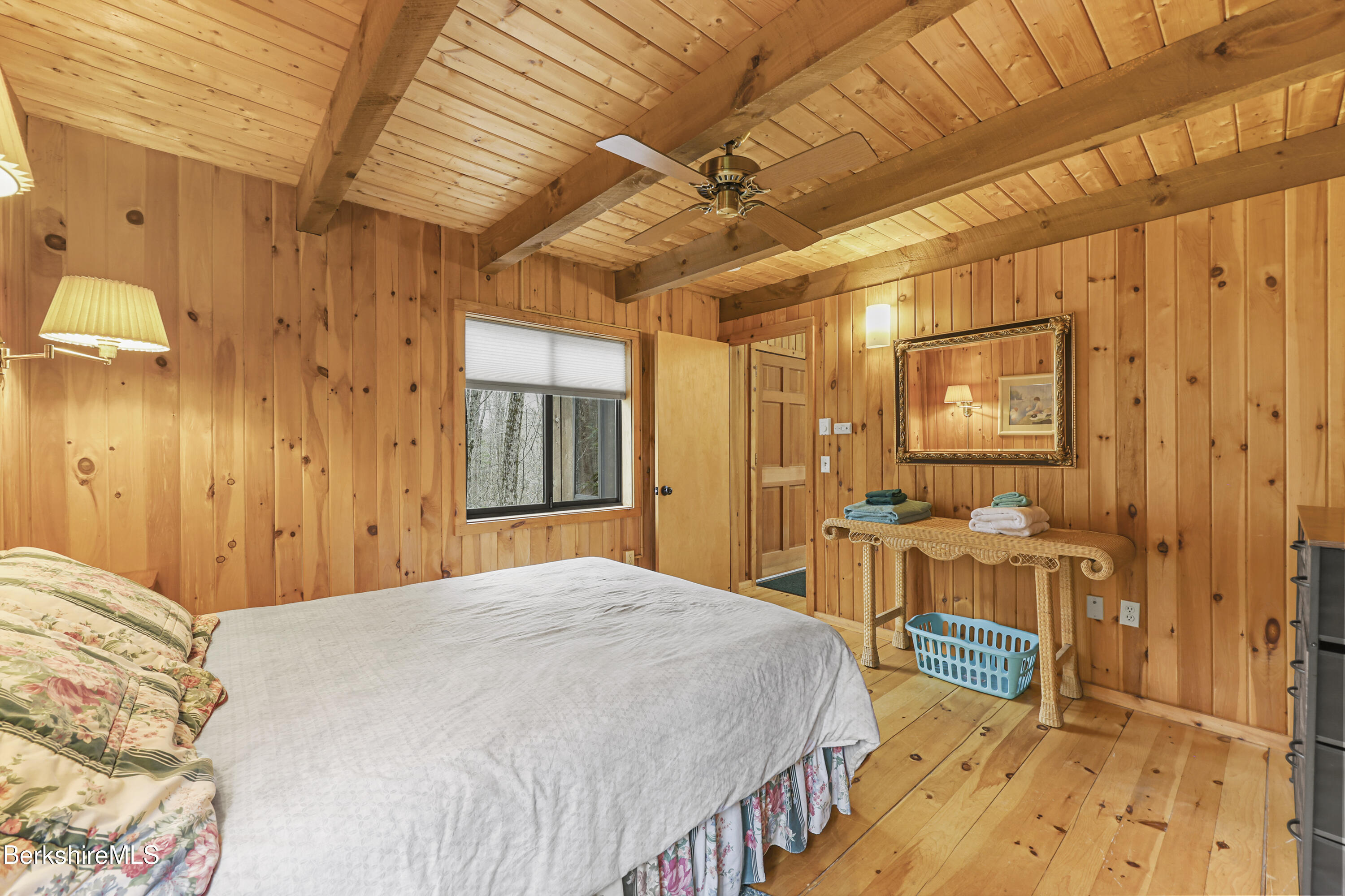 125 Town Hill Road Sandisfield, MA 01255 - Photo 19 of 42 a bedroom with a bed and a view of bathroom