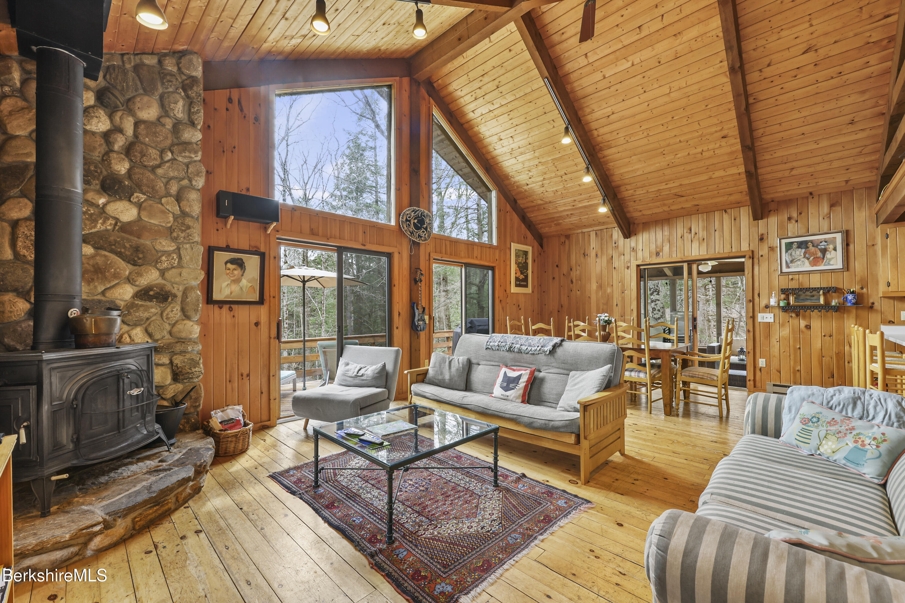 125 Town Hill Road Sandisfield, MA 01255 - Photo 2 of 42 a outdoor living space with patio furniture and a fireplace