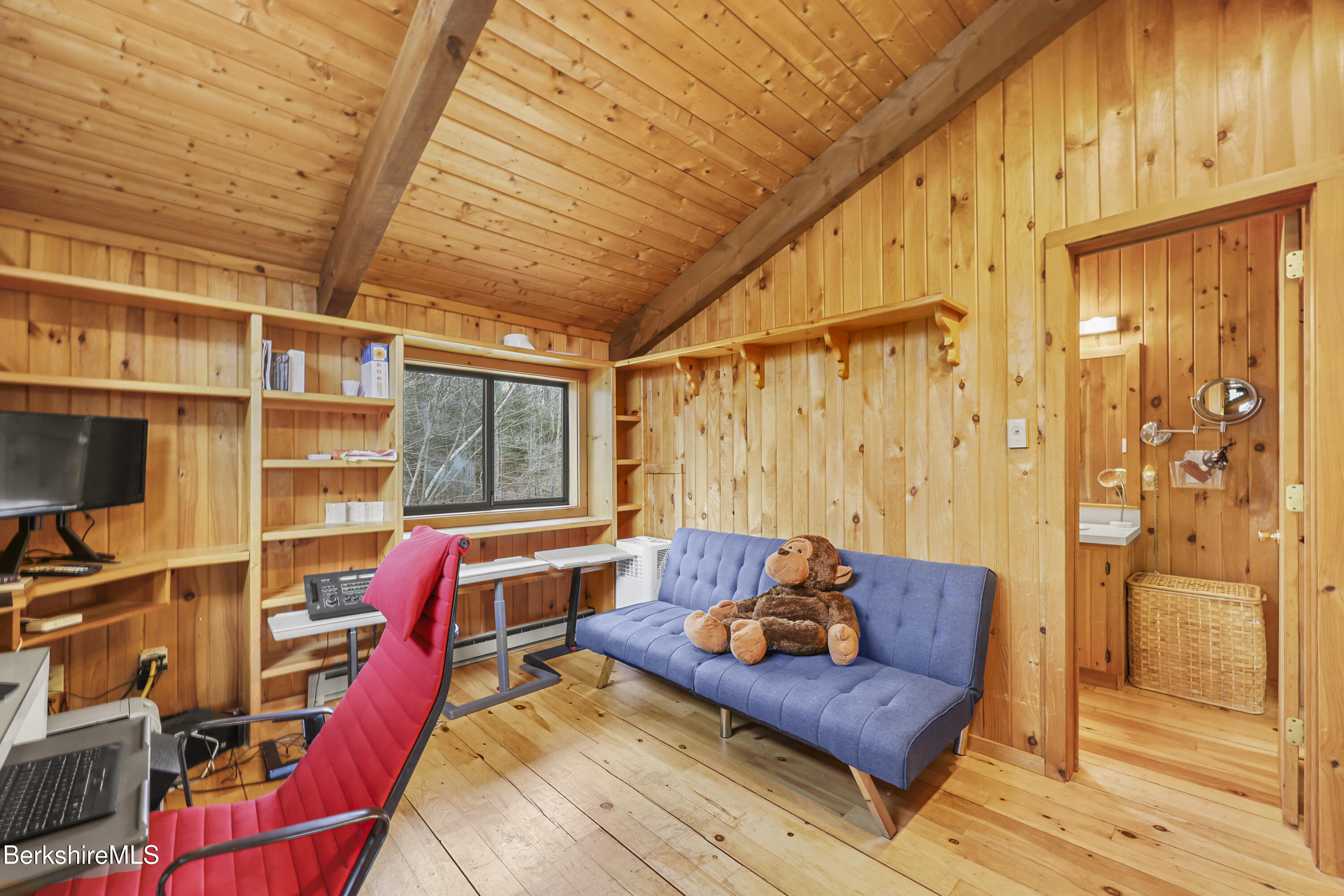 125 Town Hill Road Sandisfield, MA 01255 - Photo 23 of 42 a living room with furniture and a wooden floor