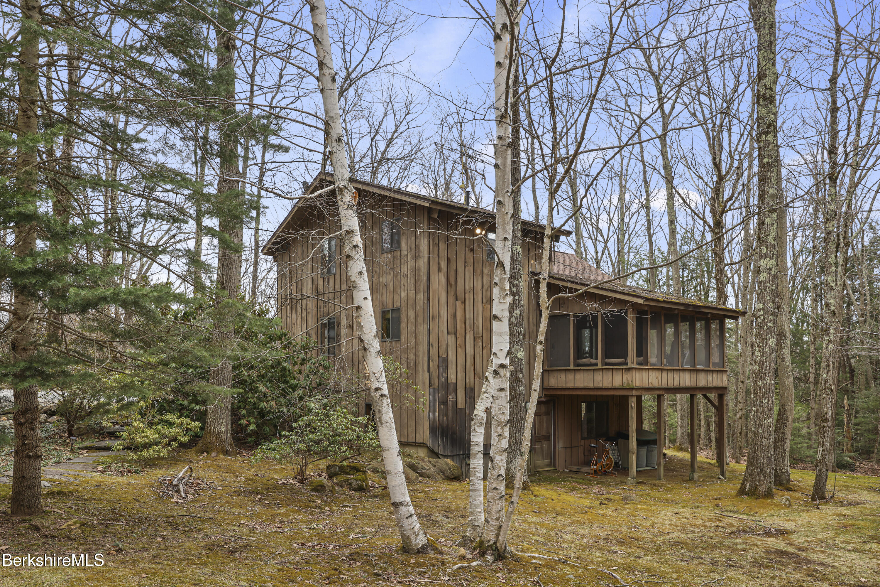 125 Town Hill Road Sandisfield, MA 01255 - Photo 38 of 42 a front view of a house with a yard