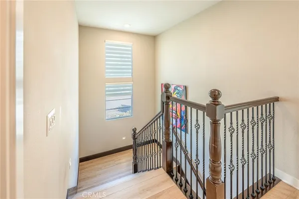 a view of a hallway with interior of the house