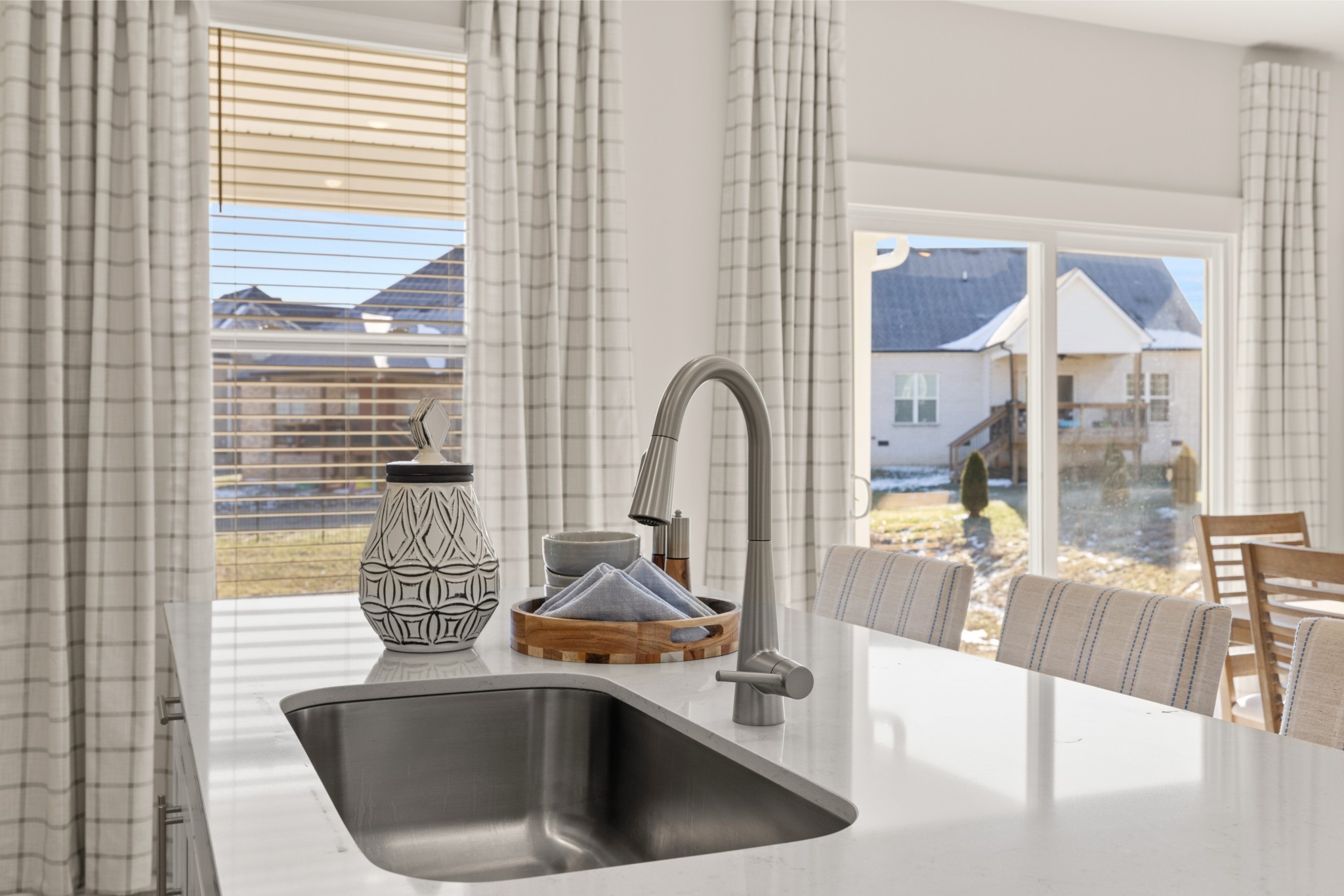 6364 North New Hope Road Hermitage, TN 37076 - Photo 12 of 56 a kitchen with a sink and a view of living room