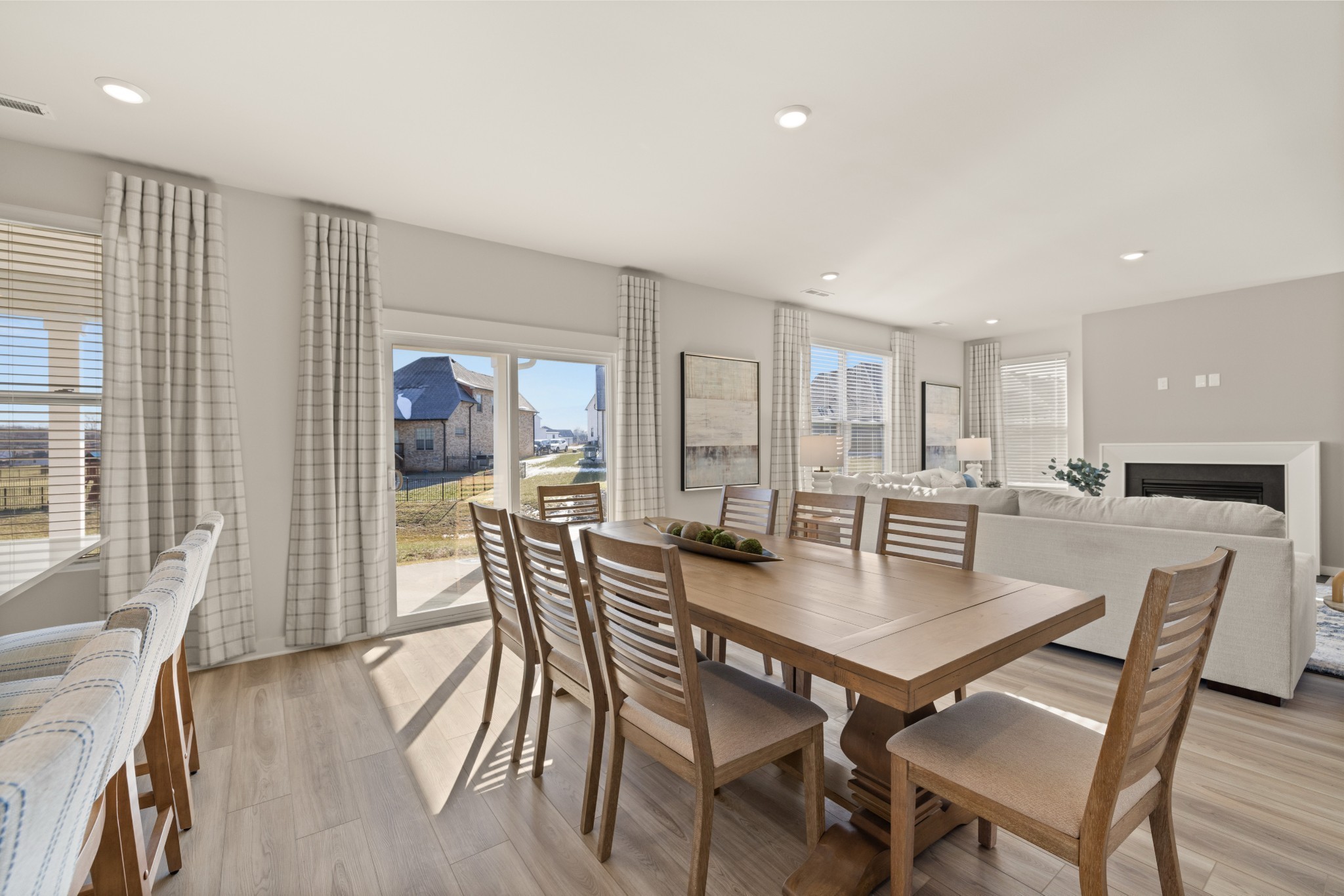 6364 North New Hope Road Hermitage, TN 37076 - Photo 15 of 56 a view of a dining room with furniture and wooden floor