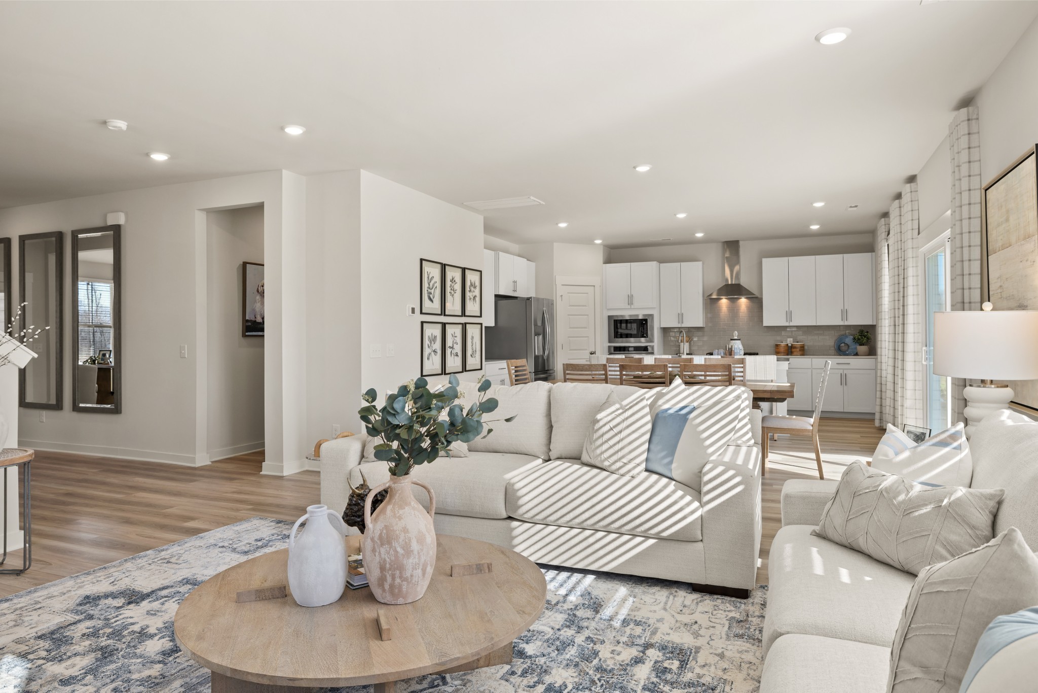 6364 North New Hope Road Hermitage, TN 37076 - Photo 23 of 56 a living room with furniture kitchen view and a dining table