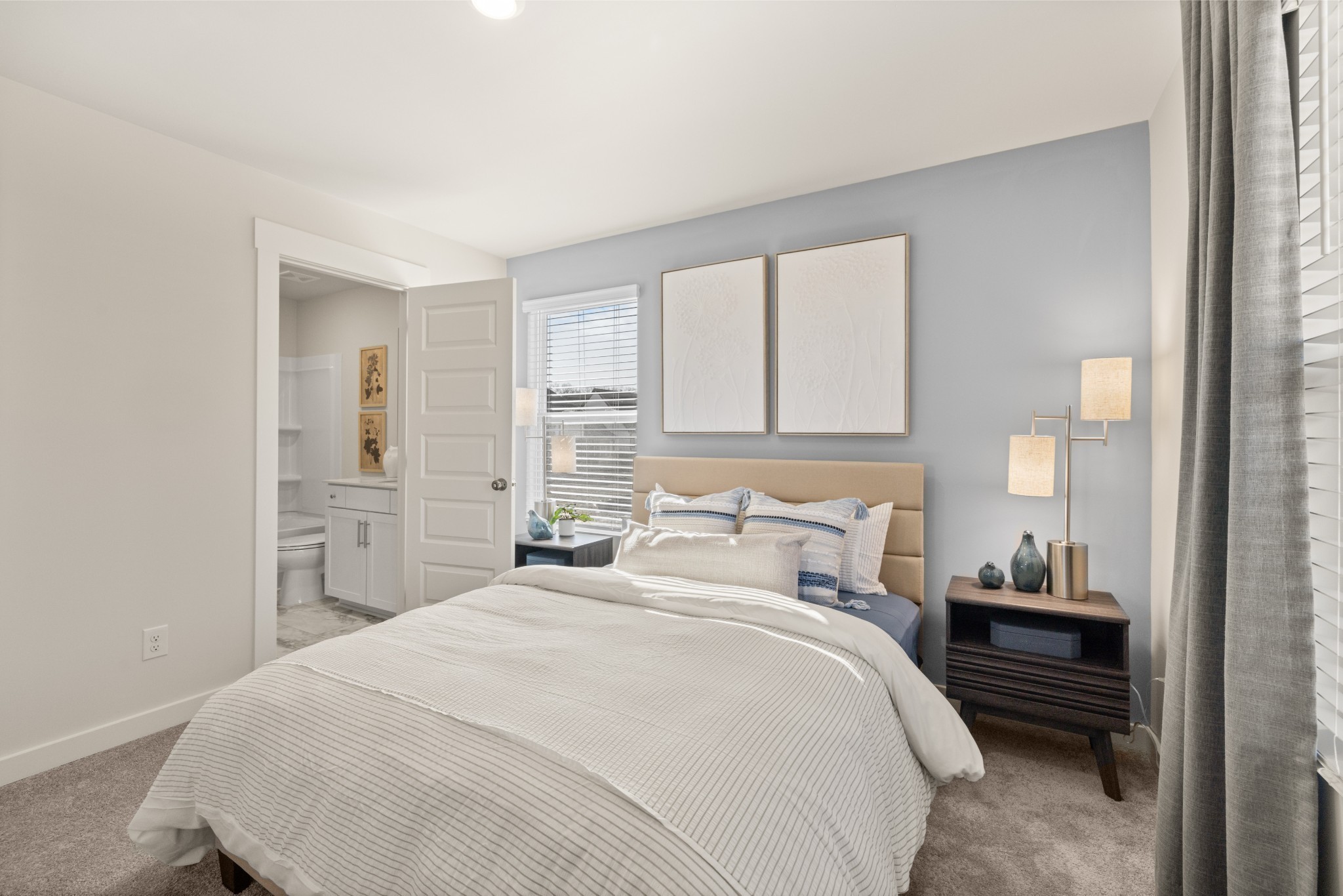 6364 North New Hope Road Hermitage, TN 37076 - Photo 47 of 56 a bedroom with a bed and a closet