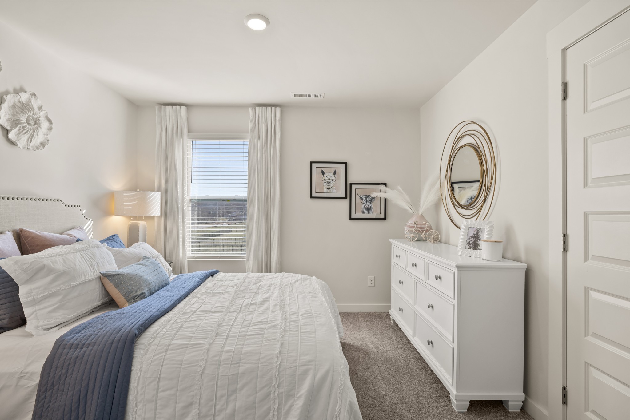 6364 North New Hope Road Hermitage, TN 37076 - Photo 49 of 56 a bedroom with bed and a large window