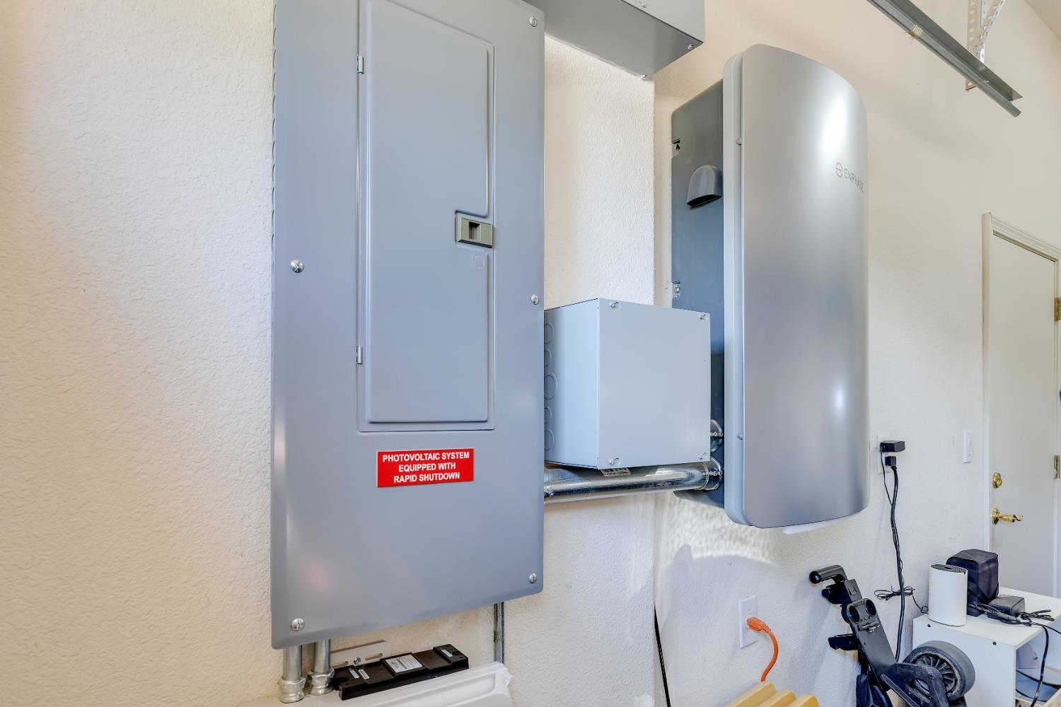 16 Rock Ridge Court, Unit 289 Copperopolis, CA 95228 - Photo 66 of 78 Solar and Back Up Battery Equipment.