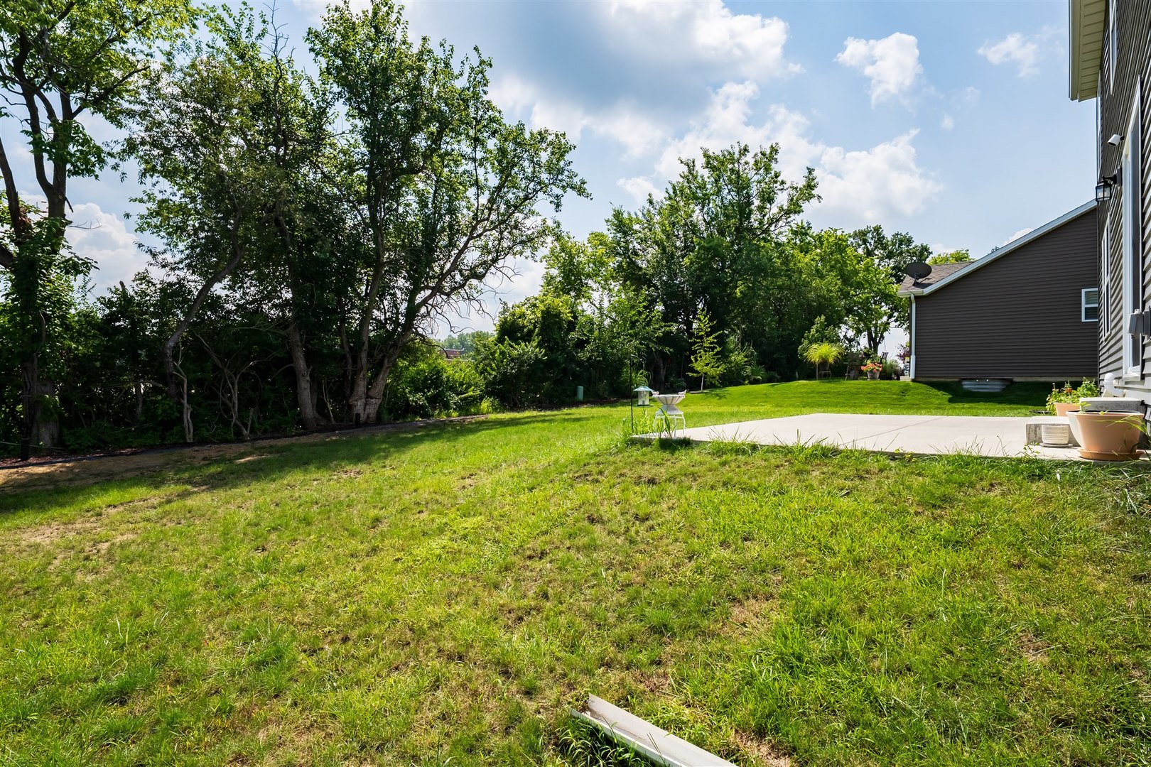 2512 Savanna Road Bloomington, IL 61705 - Photo 4 of 31 a view of a backyard with large trees