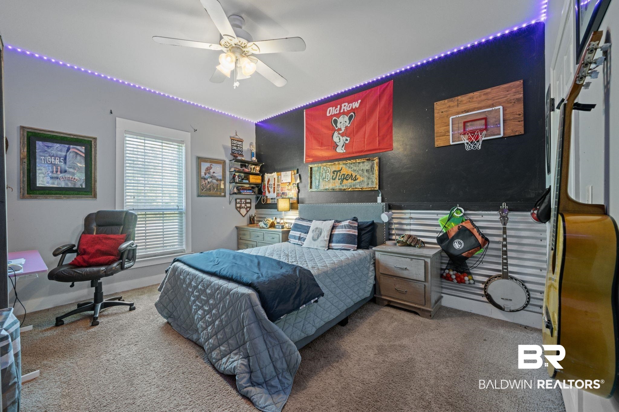 15635 North A N Brady Road Bay Minette, AL 36507 - Photo 29 of 51 Carpeted bedroom featuring ceiling fan