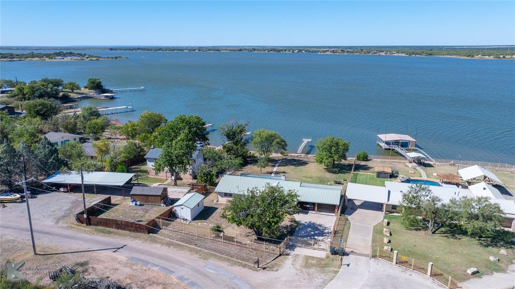 48 Poverty Point Circle Abilene, TX 79601 - Photo 30 of 35 an aerial view of a house with lake view