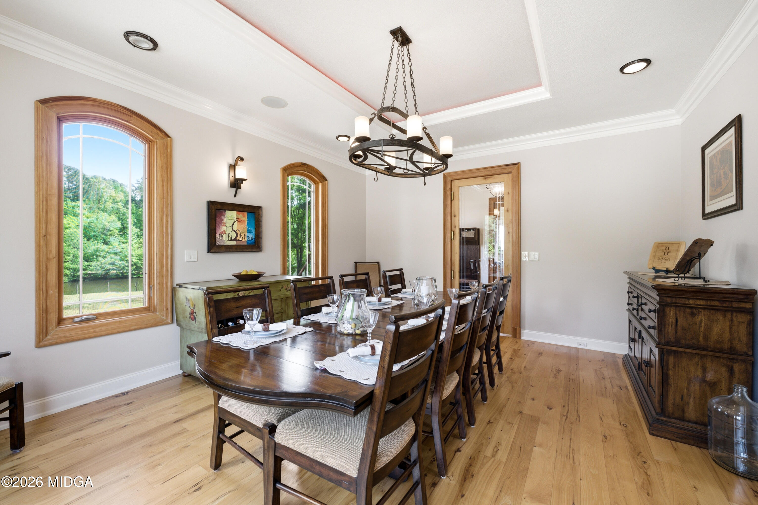13 Southern Waters Way Forsyth, GA 31029 - Photo 23 of 112 a view of a dining room with furniture window and wooden floor