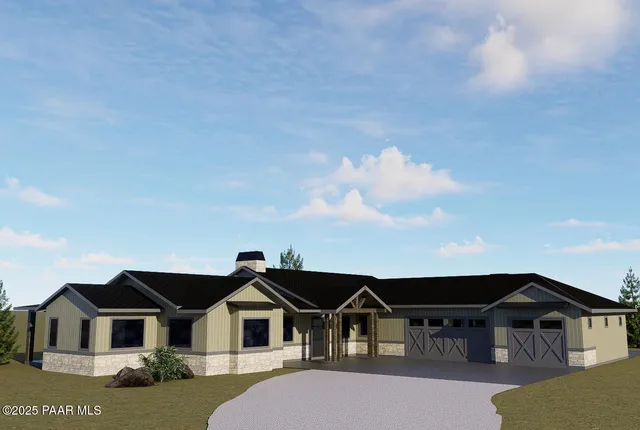 a view of house with yard and entertaining space