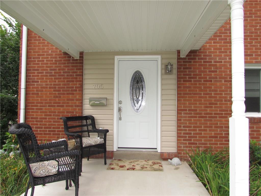 705 Bittersweet Road Monroeville, PA 15146 - Photo 5 of 25 The Covered Front Porch & Welcoming New Entry Door bring you into the Foyer