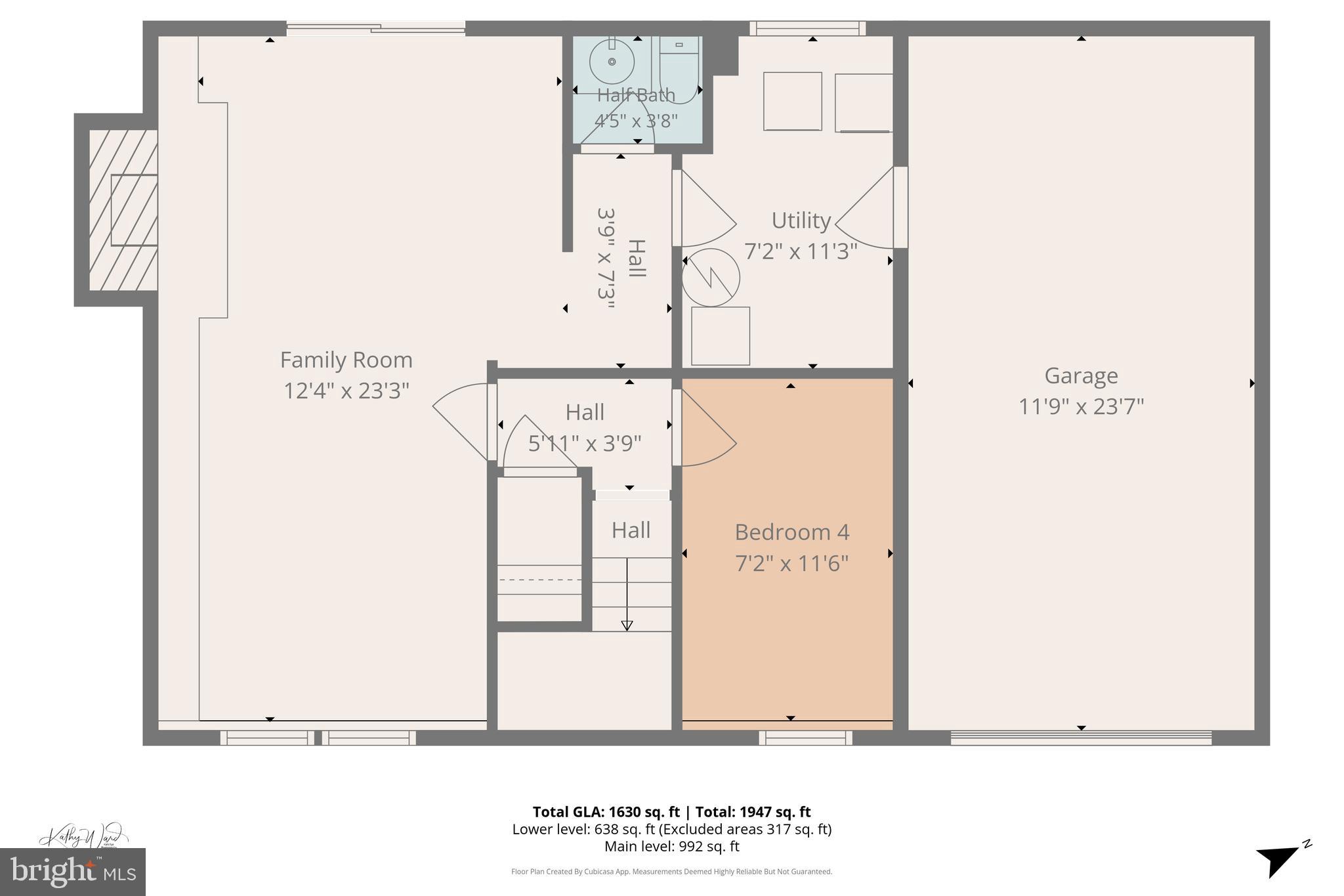 982 Fall Cir Way Gambrills, MD 21054 - Photo 31 of 32 Floor Plan: Lower Level