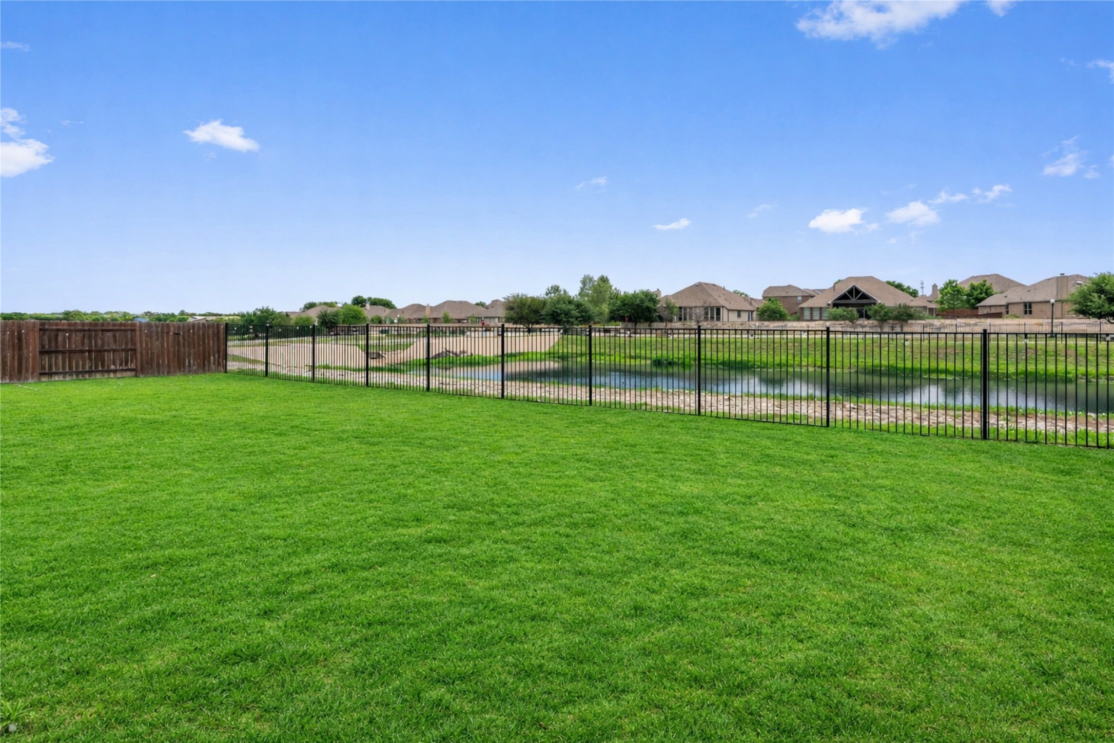 108 Rio Vista Drive Georgetown, TX 78626 - Photo 33 of 40 a view of yard with green space and mountain view in back