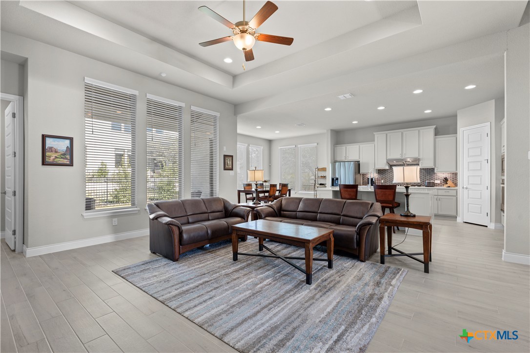 477 Vamanos Boerne, TX 78006 - Photo 8 of 29 a living room with furniture and a large window