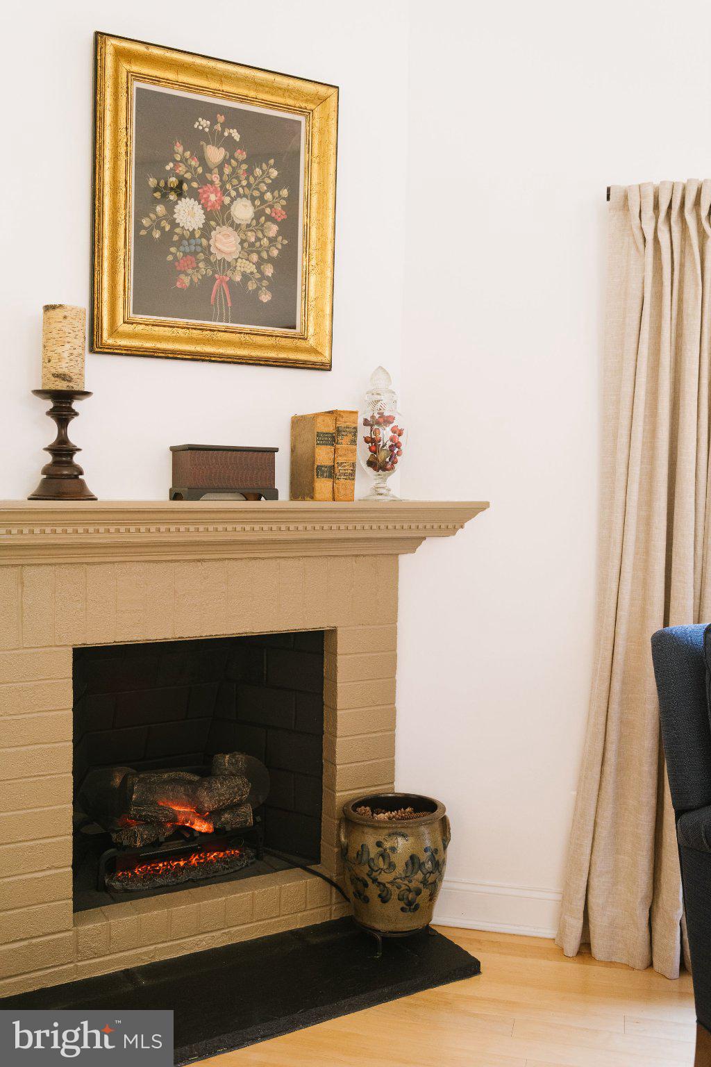 532 North Lemon Street Media, PA 19063 - Photo 27 of 63 a living room with furniture and a fireplace