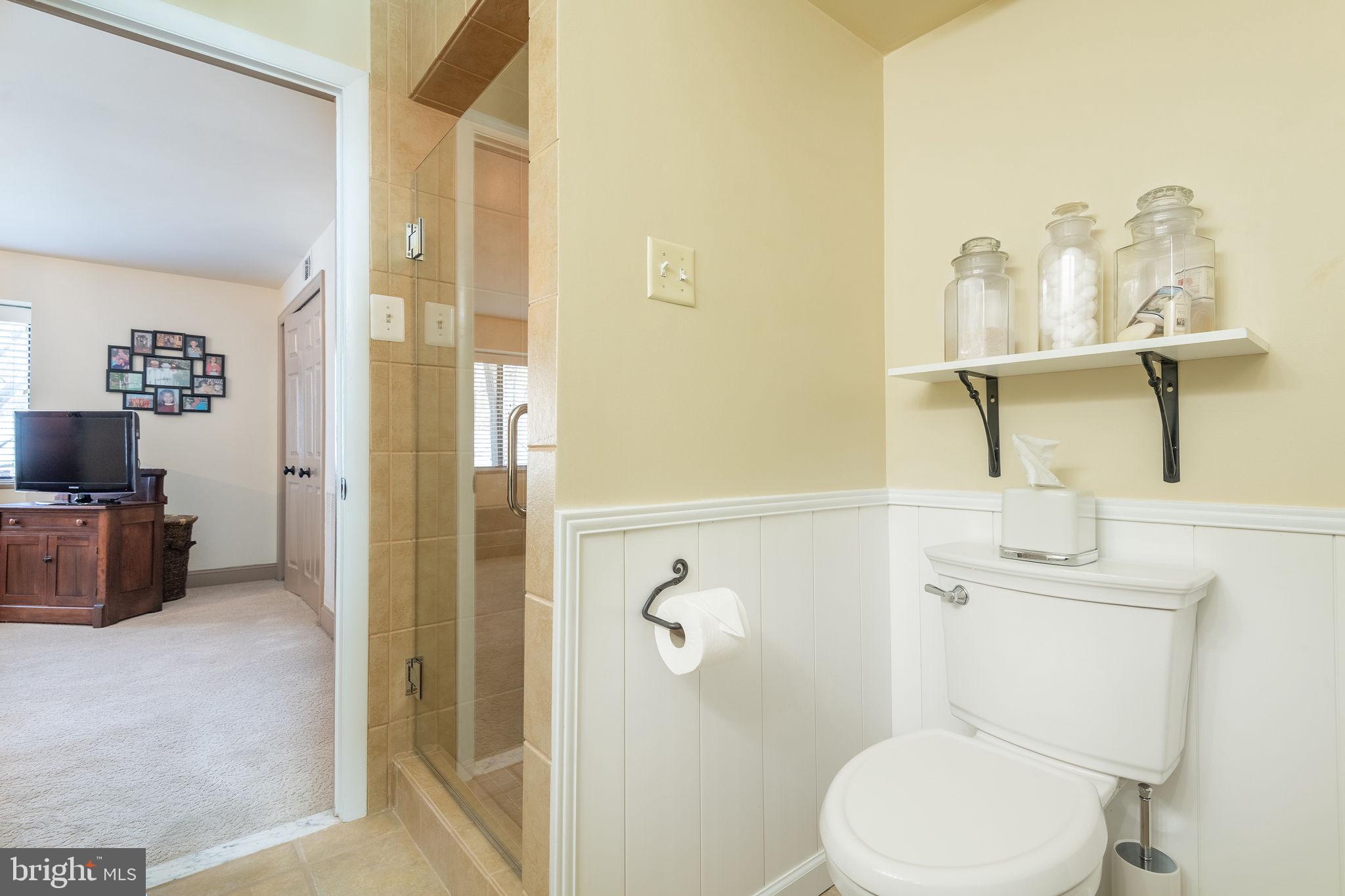 532 North Lemon Street Media, PA 19063 - Photo 36 of 63 a bathroom with a toilet a sink and mirror