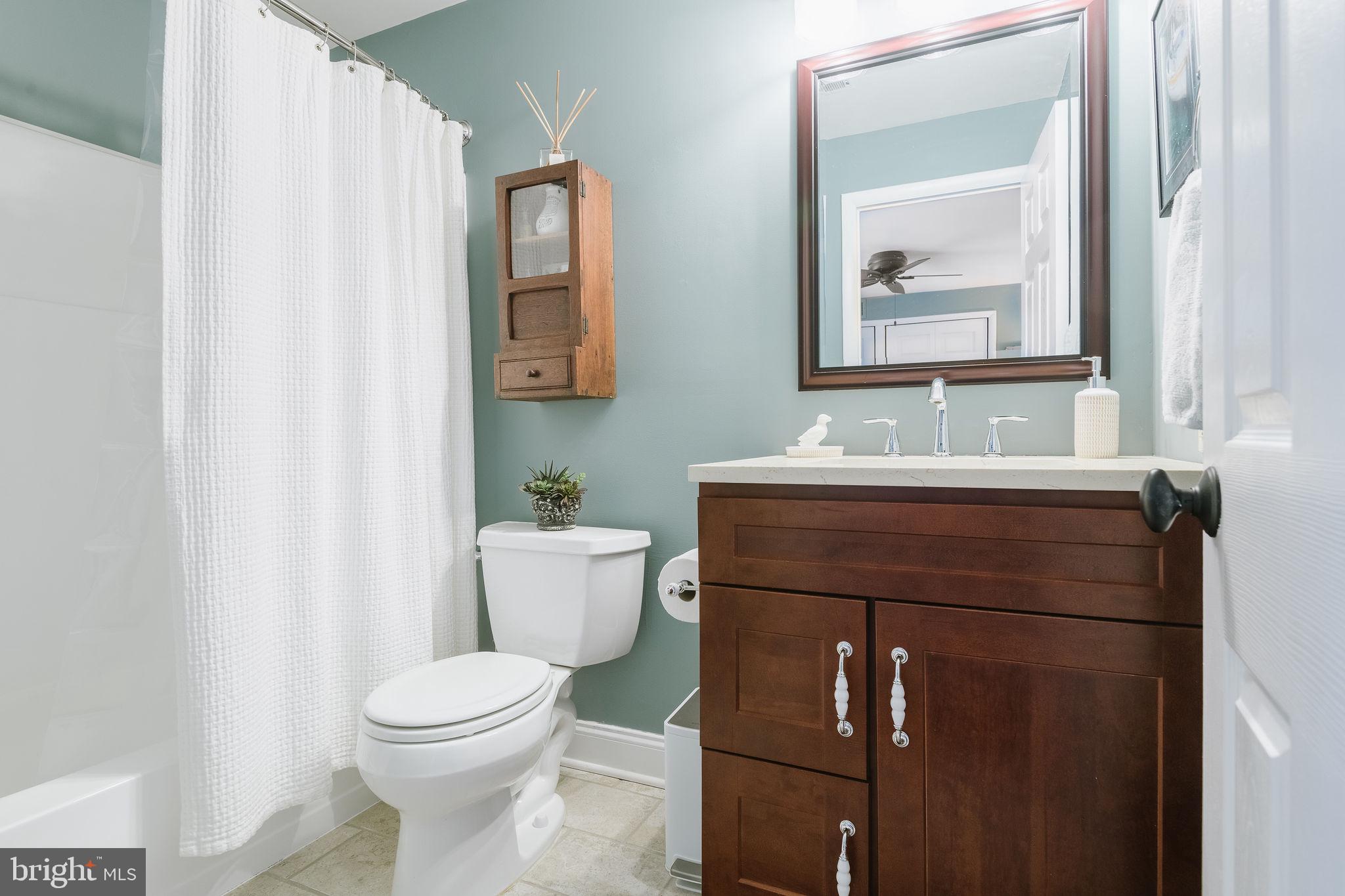 532 North Lemon Street Media, PA 19063 - Photo 41 of 63 a bathroom with a sink toilet and mirror