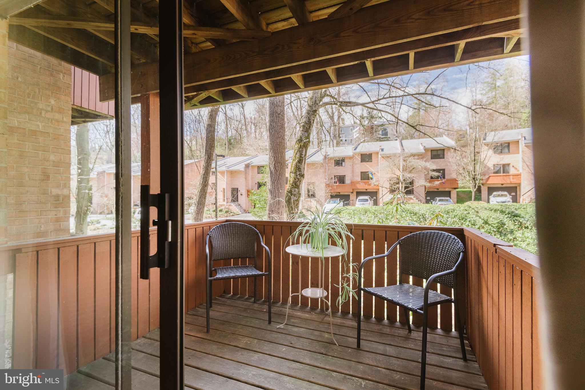 532 North Lemon Street Media, PA 19063 - Photo 49 of 63 a view of a chairs and table in the balcony