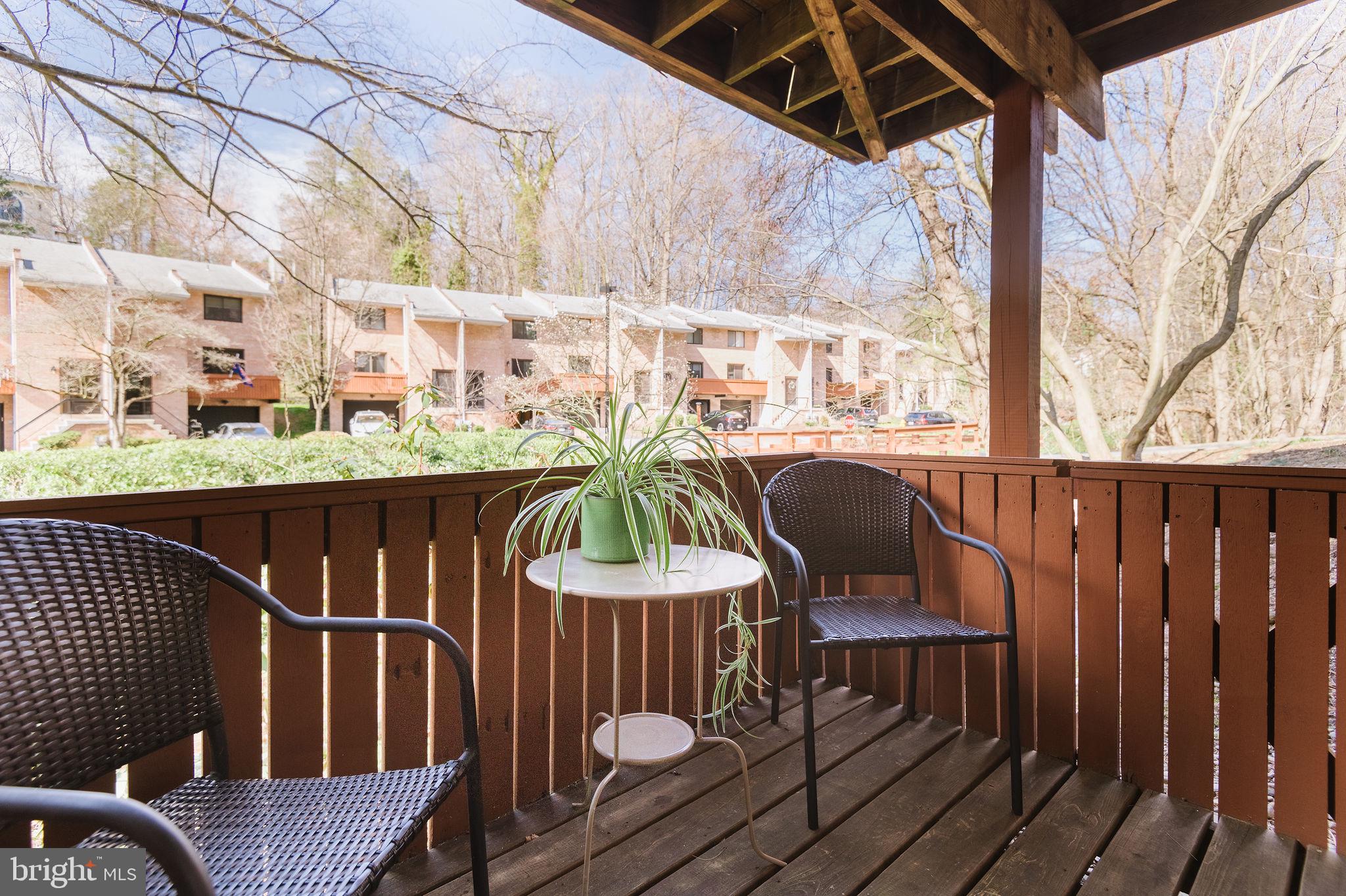 532 North Lemon Street Media, PA 19063 - Photo 50 of 63 a view of a chairs and table in the balcony