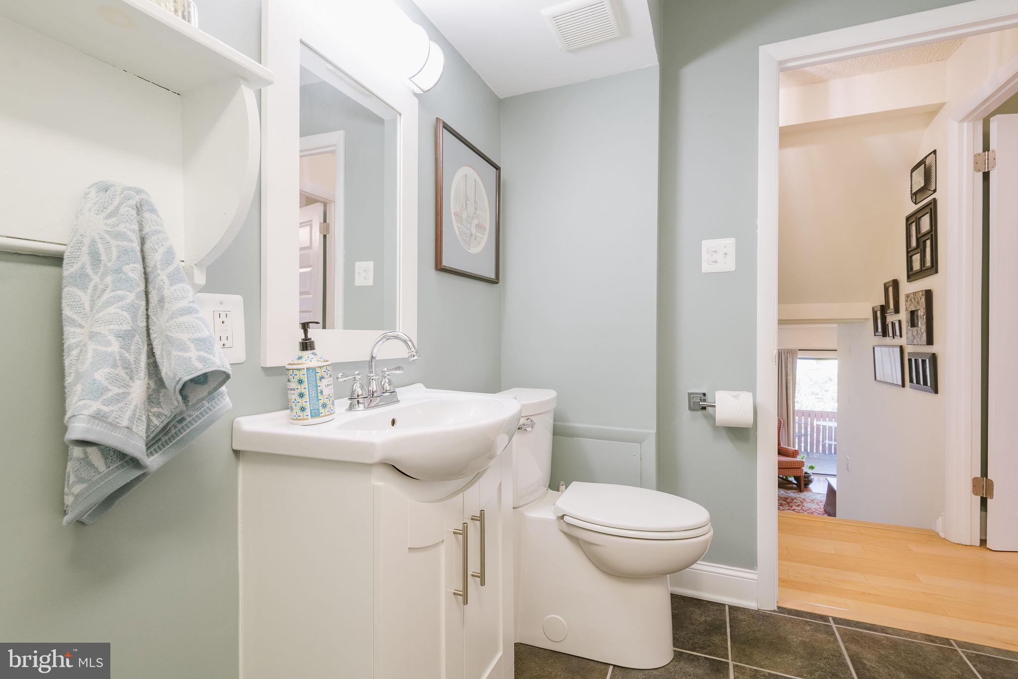 532 North Lemon Street Media, PA 19063 - Photo 54 of 63 a bathroom with a toilet sink and mirror