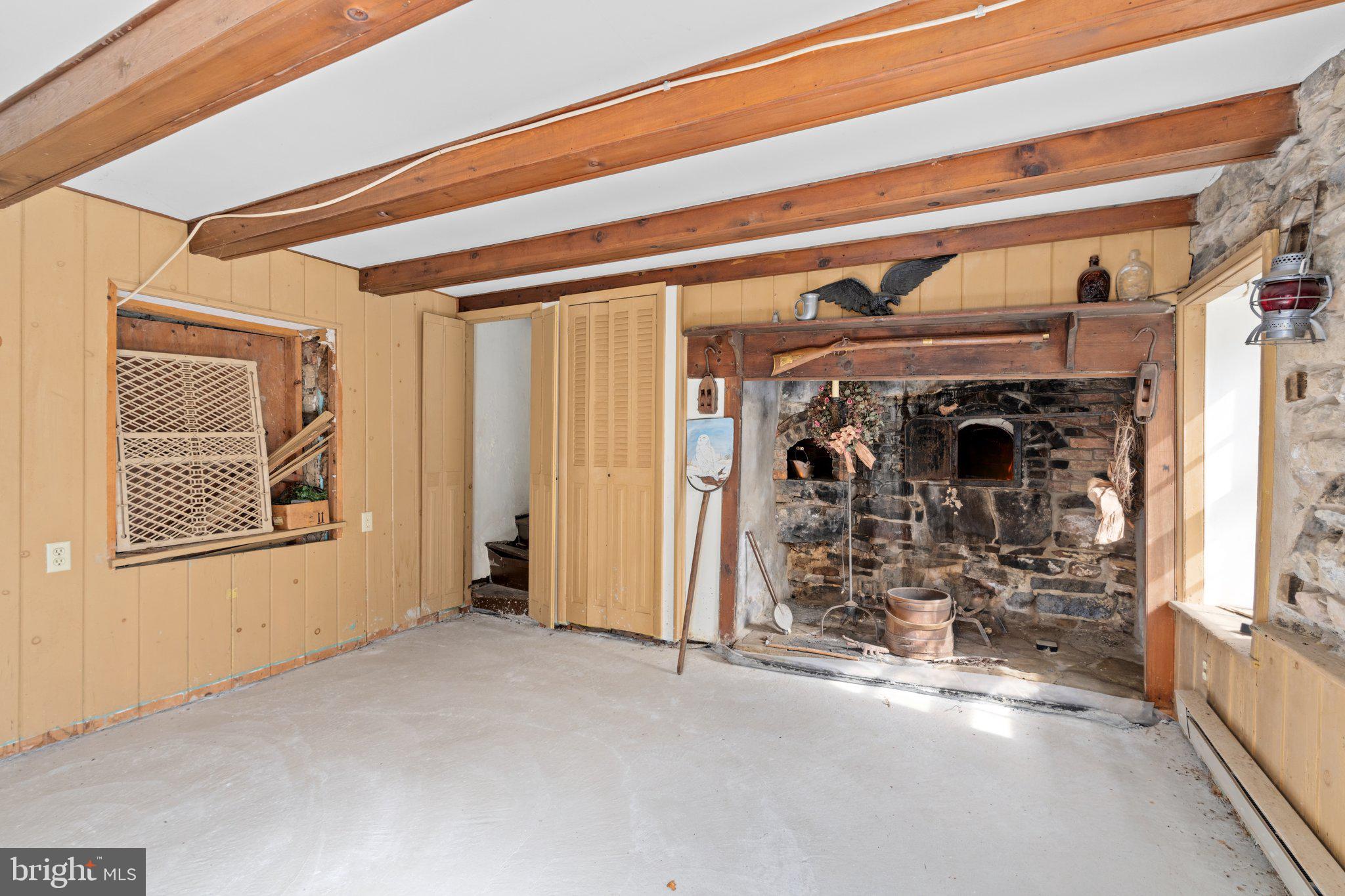1760 Kumry Road Quakertown, PA 18951 - Photo 53 of 57 Summer Kitchen with working fireplace