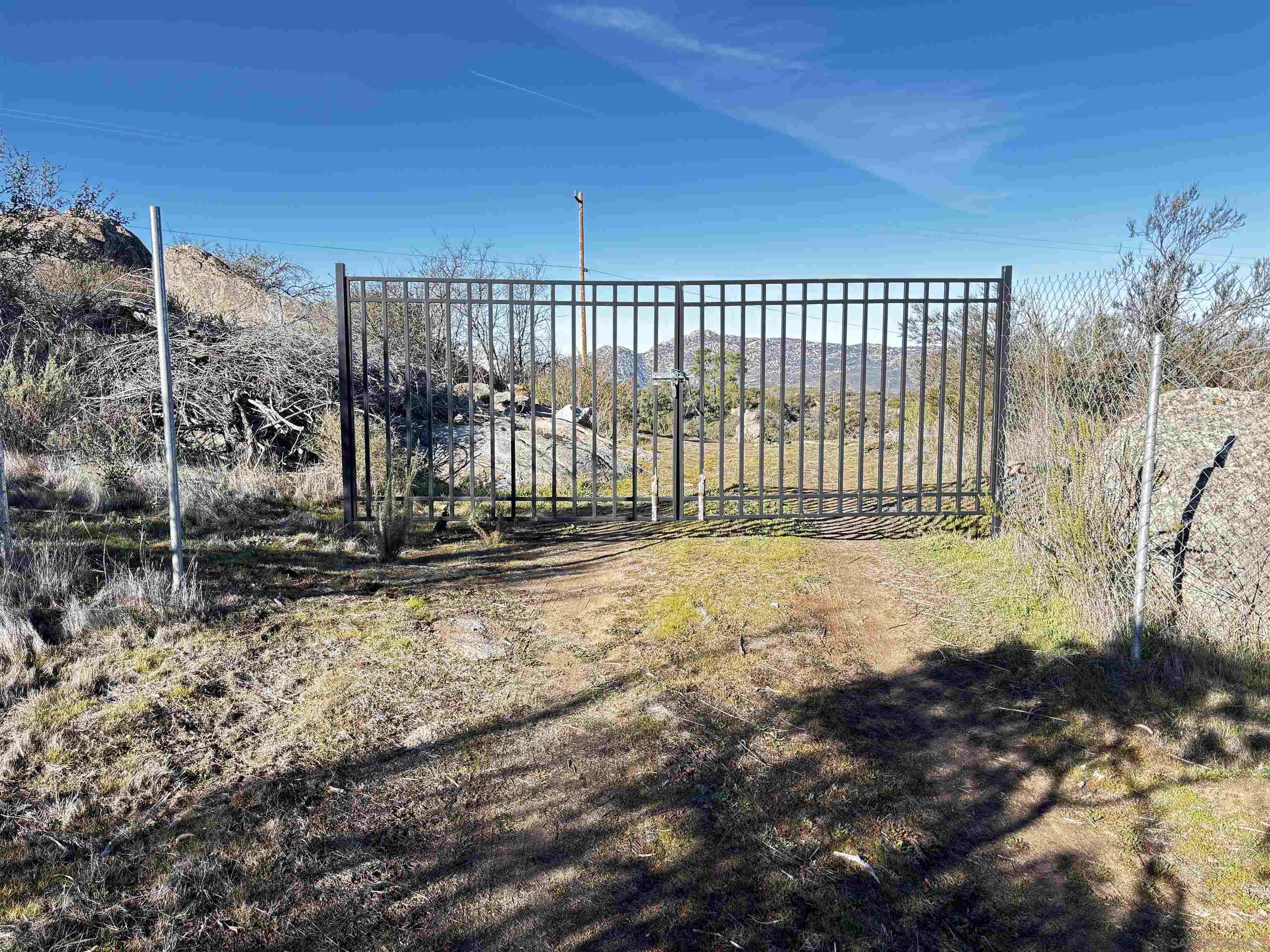 a view of outdoor space with garden